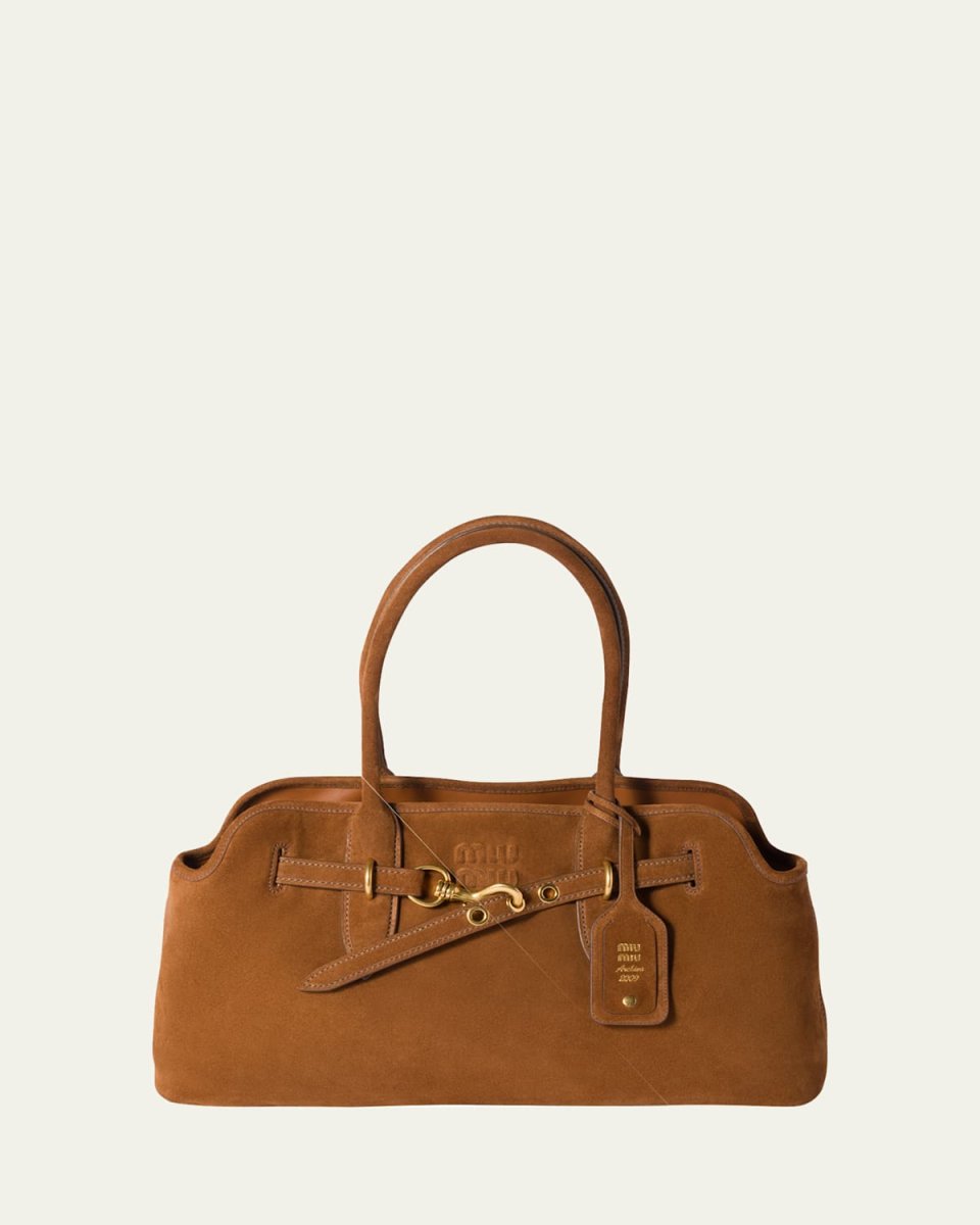 Aventure Suede Shoulder Bag